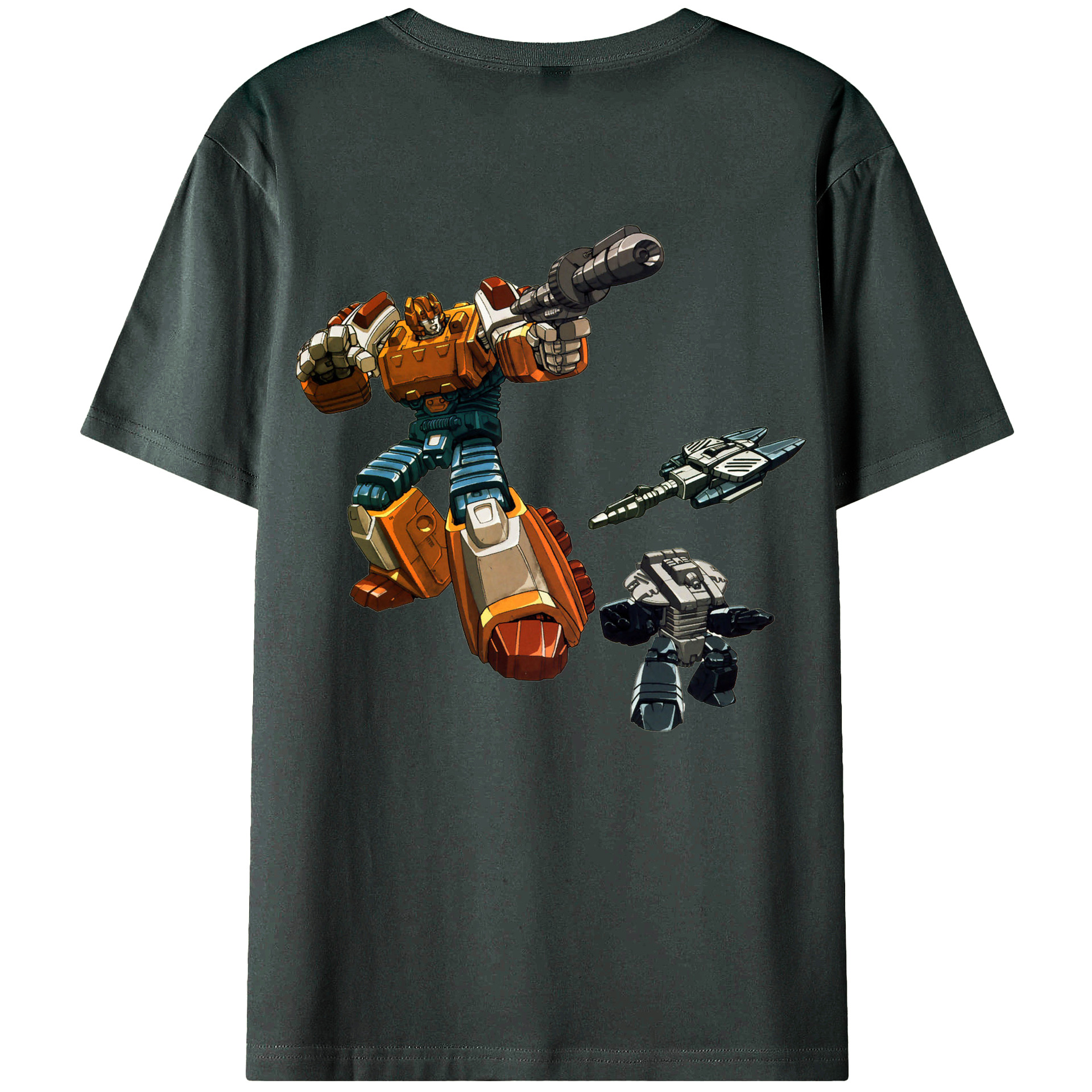 （画像用）  綿100％ メンズ半袖Tシャツ（バックプリント） 通気性